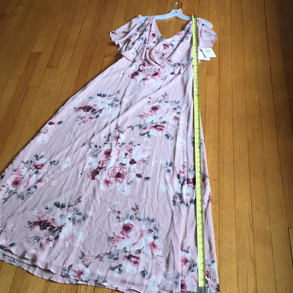 David’s Bridal Dreamy Pink Maxi Dress 🌸💐🌷🌺🌸 - Picture 12 of 16